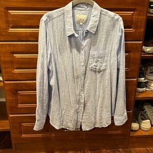 Rails linen button down. Size M
